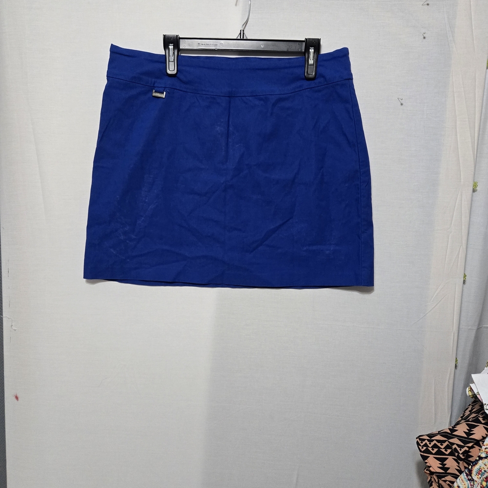 Peck & Peck Blue Mini Pencil Skirt for a Night Out With Shorts Under.